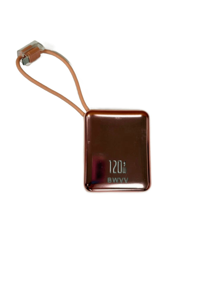 Power bank on white background