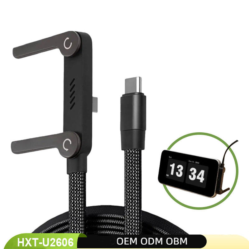 Data Cable Charging Phone Stand
