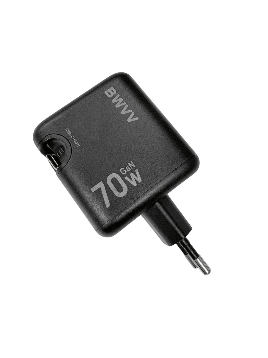 70W GaN-Ladeadapter mit einklappbarem Stecker